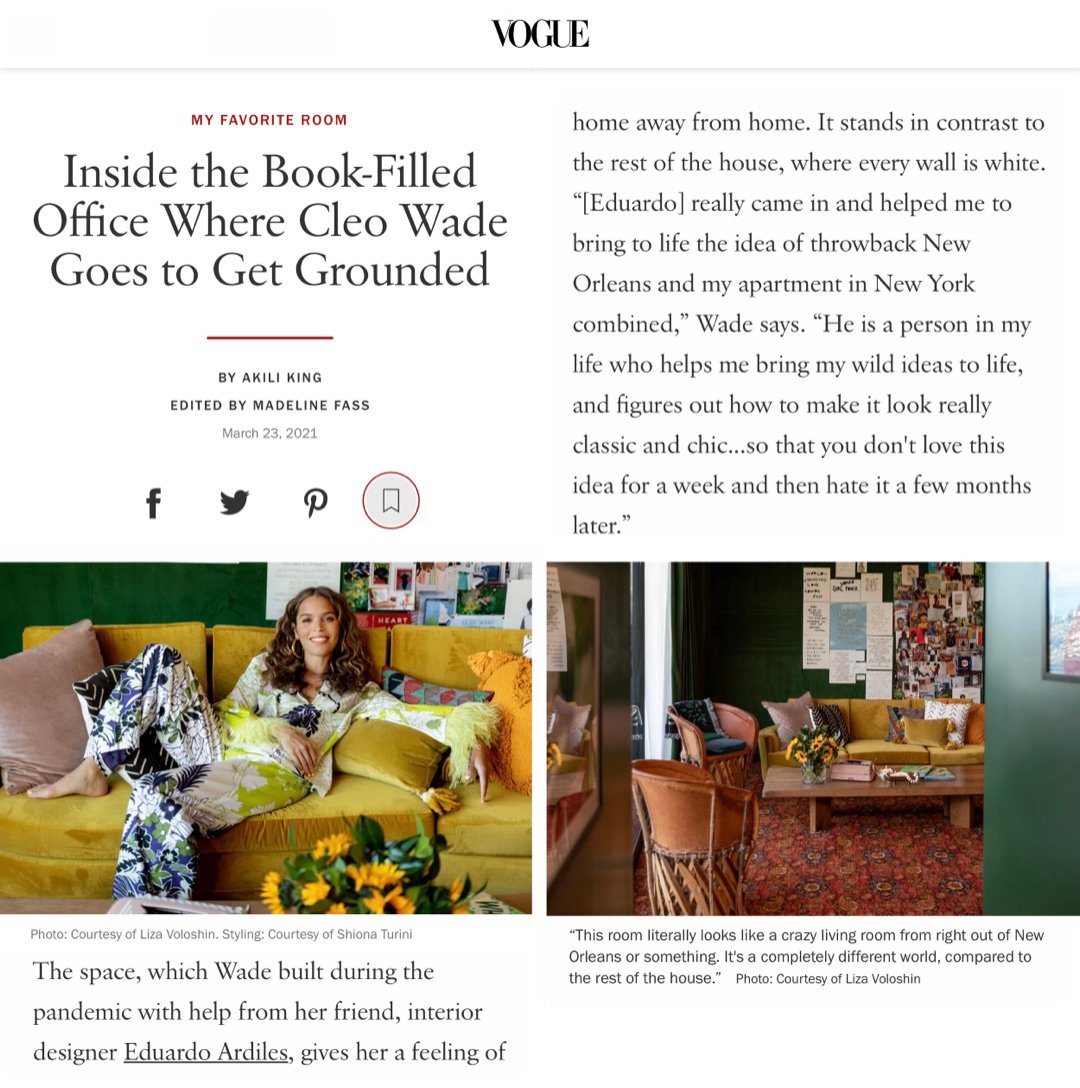 Vogue feature, page 1